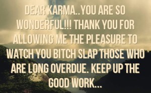 Karma thank you