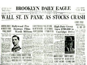 crash of 29 newspaper
