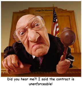Judge UnEnforceable