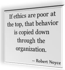 ethics at the top