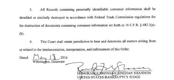 NC destroy order sig