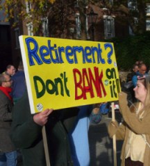 Retirement Don't Bank on it